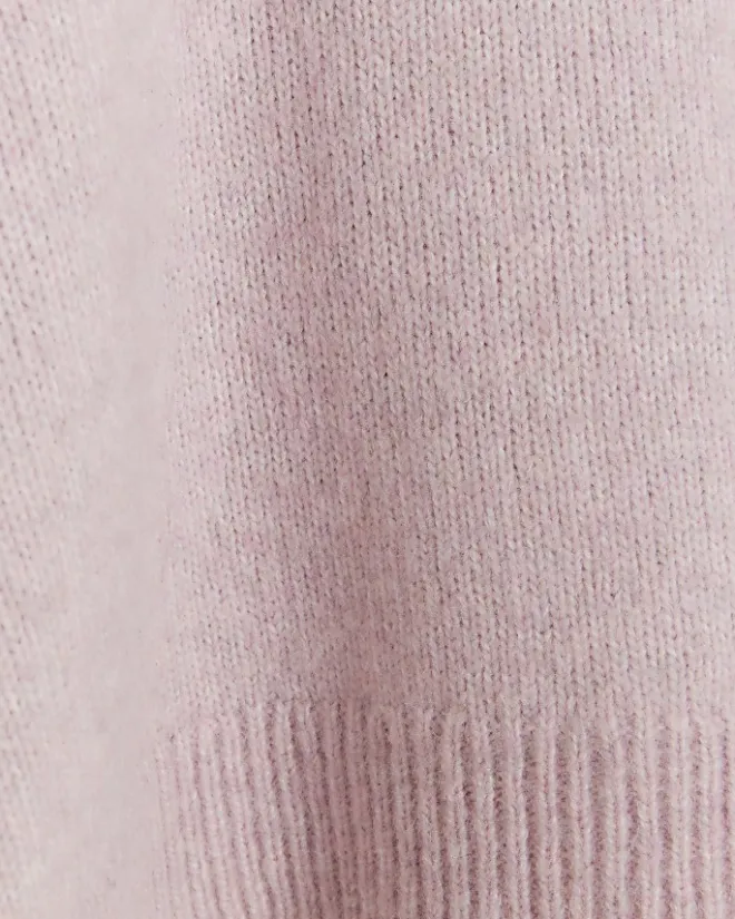 River Island Plus crop jumper Pink Clearance