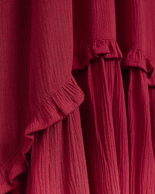 River Island Plus cut out maxi dress Red Outlet