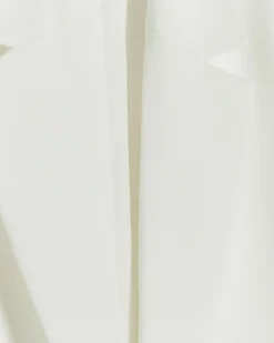 River Island Plus roll sleeve blazer White Clearance