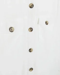 River Island Plus textured shirt White Discount
