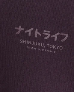River Island regular fit Japanese graphic hoodie Purple Sale