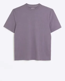 River Island regular fit t-shirt Purple Fashion