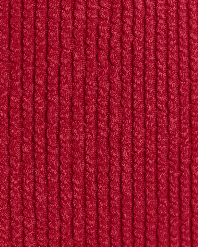 River Island crinkle Swimsuit Red Online