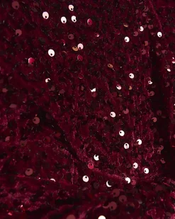 River Island sequin tie waist shift mini dress Red Online