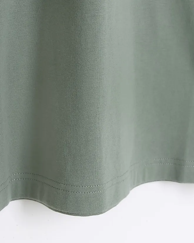 River Island Sage slim fit t-shirt Green New