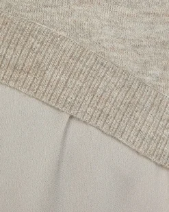 River Island Stone 2 in 1 maternity midi dress Cream New