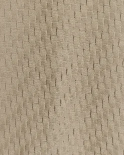 River Island muscle fit zig zag knit polo Stone Online