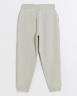 River Island plain joggers Stone Clearance