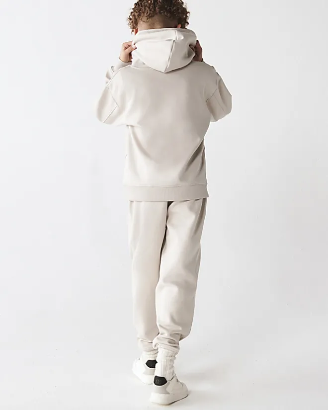 River Island plain joggers Stone Clearance