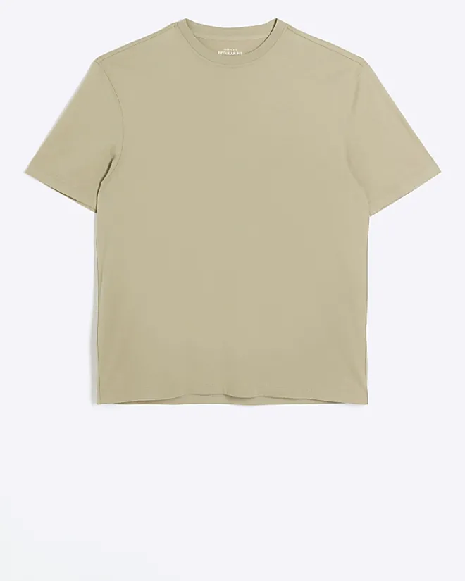 River Island regular fit t-shirt Stone New