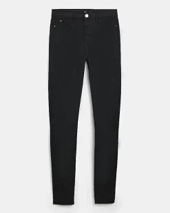 River Island Tall mid rise super skinny jeggings Black Outlet