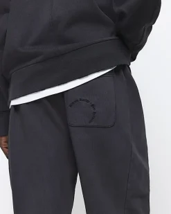 River Island Washed oversized fit joggers Black Sale