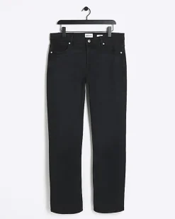 River Island Washed slim fit jeans Black Fashion