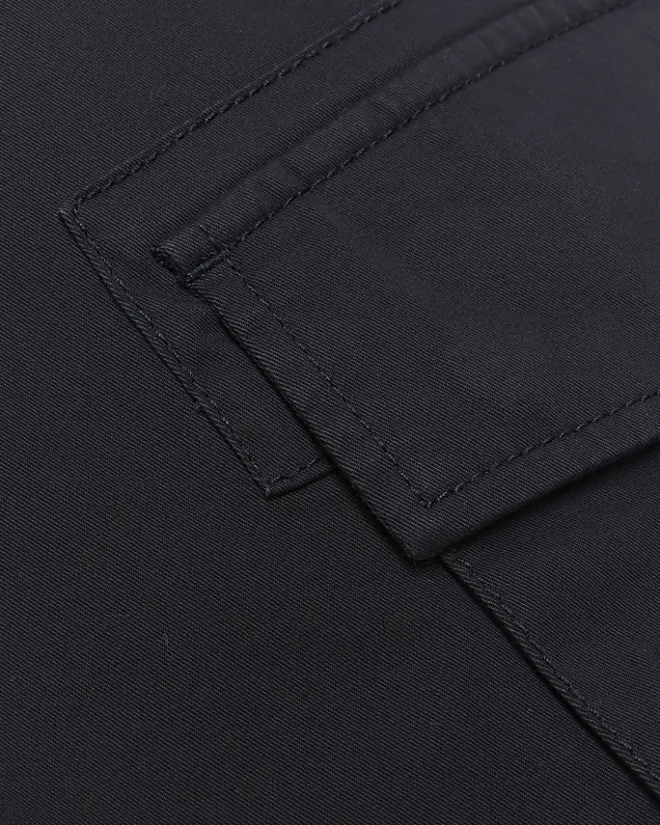 River Island Washed slim fit cargo joggers Navy Hot