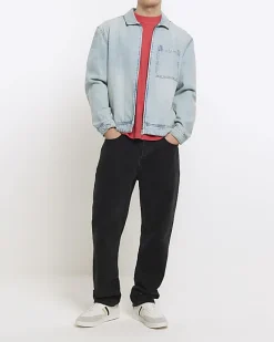 River Island Washed RI Studio regular fit t-shirt Red Best