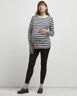 River Island maternity long sleeve t-shirt multipack White Online