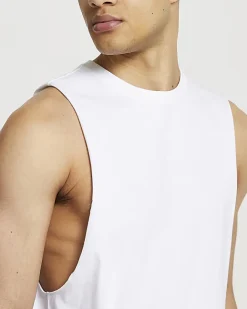 River Island regular fit vest White Online