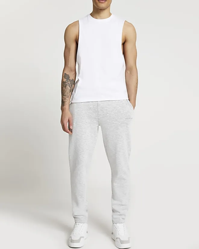 River Island regular fit vest White Online