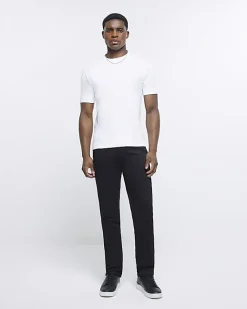 River Island RI Studio Muscle fit t-shirt White Best