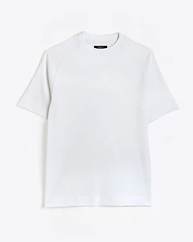 River Island RI Studio Muscle fit t-shirt White Best
