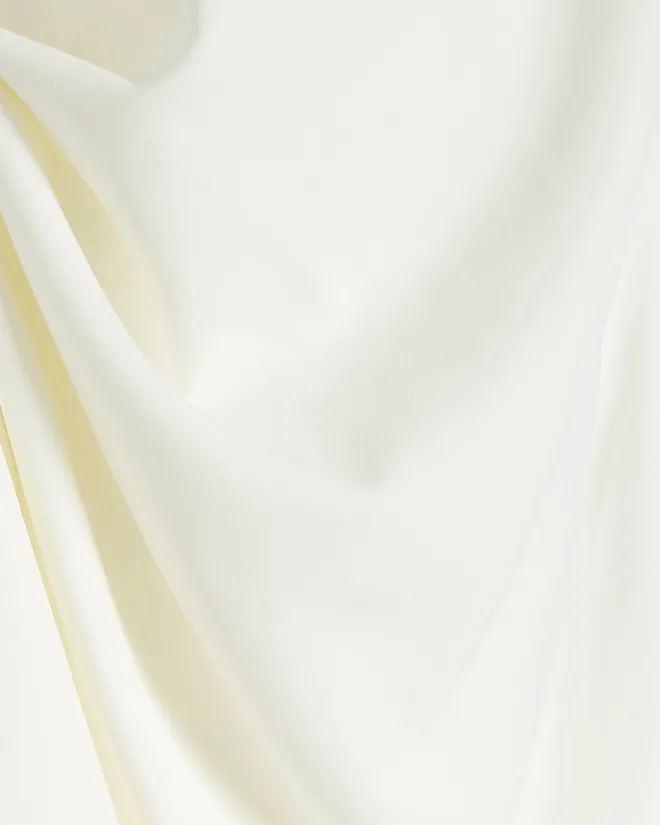 River Island ruched bodycon mini dress White Online