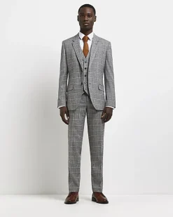 River Island slim fit easy iron shirt White Outlet