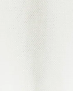River Island slim fit textured knit polo White Outlet