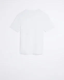 River Island slim fit t-shirt White Online