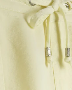 River Island lyocell drawstring shorts Yellow Fashion