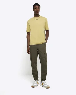 River Island regular fit t-shirt Yellow Hot