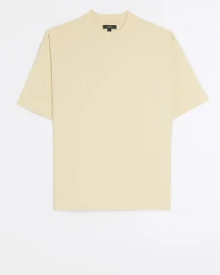 River Island RI Studio oversized fit t-shirt Yellow Sale