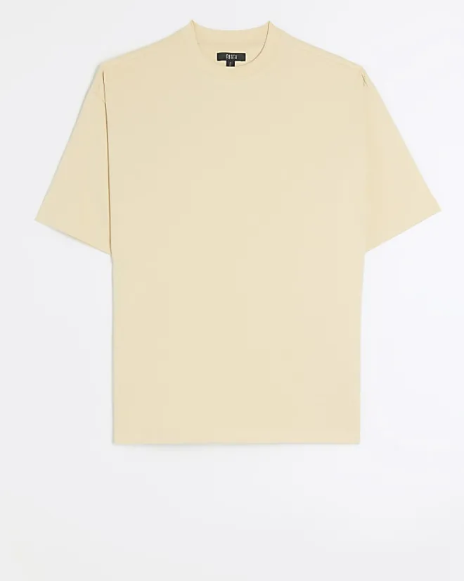 River Island RI Studio oversized fit t-shirt Yellow Sale