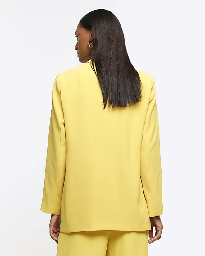 River Island smart blazer Yellow Sale