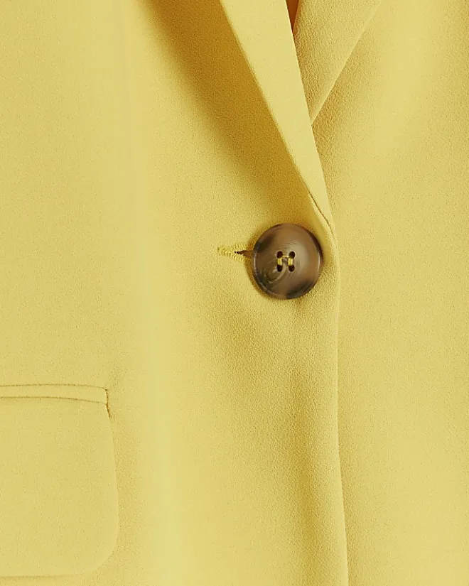 River Island smart blazer Yellow Sale